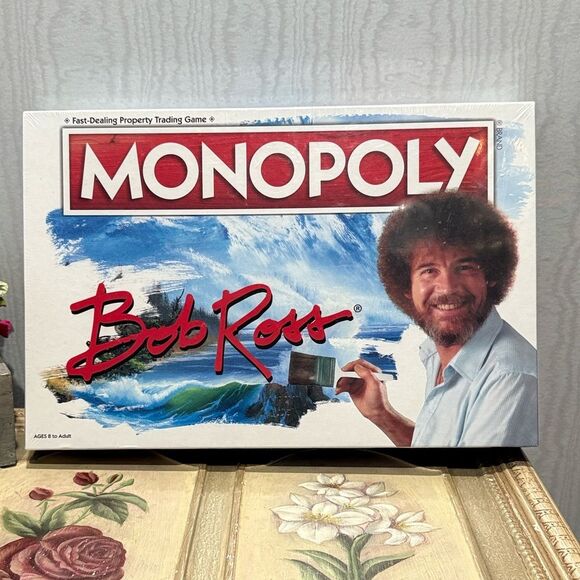 Hasbro Bob Ross Monopoly Board Game New in Package Art Artist Joy of Painting - Picture 9 of 9